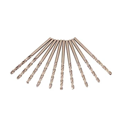 Immagine di 10 Pcs Punta da trapano M35 in cobalto, HSS CO Set Punte 1 5mm per foratura su acciaio inossidabile(2mm)