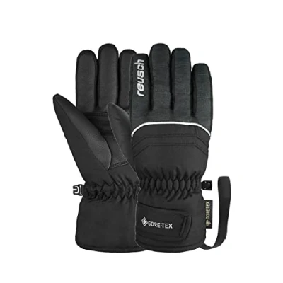 Immagine di Reusch Teddy Gore tex, guanti da sci per bambini, antivento, impermeabili, caldi, neve, slitta, invernali, 5