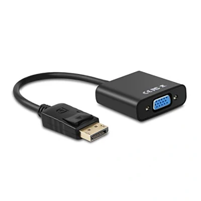Immagine di AISENS A125 0367 Convertitore Displayport a SVGA, Dp Maschio SVGA Femmina, Nero, 15 cm