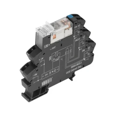 Immagine di Weidmüller TRZ 24VDC 2CO Relè di accoppiamento 24 V/DC 8 A 2 scambi 10 pz.