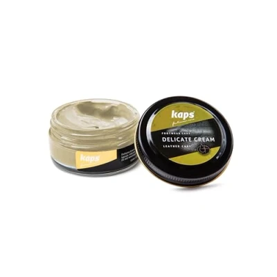 Immagine di Kaps Crema per la Cura delle Scarpe, Intensiva e Nutrimento Pelle, Delicate, 70 Colori (137 Crema)