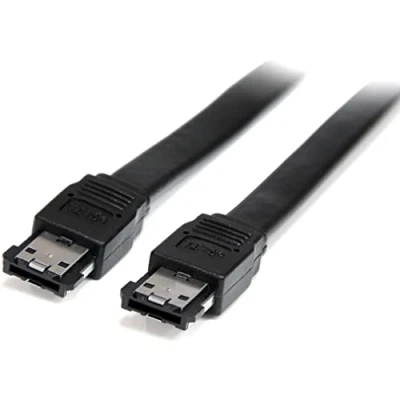 Immagine di StarTech.com ESATA3 Cavo Schermato Esterno eSATA, M/M, 0.9 m, Nero