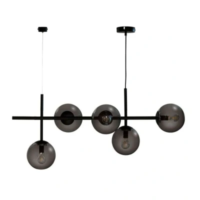 Immagine di Dyberg Larsen Como a sospensione, 5 luci, nero