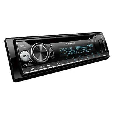 Immagine di Pioneer DEH S720DAB AN con antenna DAB, autoradio 1DIN, sintonizzatore CD FM e DAB+, Bluetooth, MP3, ingresso USB AUX, illuminazione RGB, sistema vivavoce, app Smart Sync