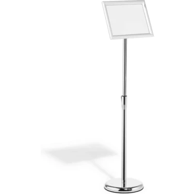 Immagine di Durable 479823 Supporto da pavimento per info con telaio pieghevole in alluminio 1 x DIN A4 250 mm 1205 pz.