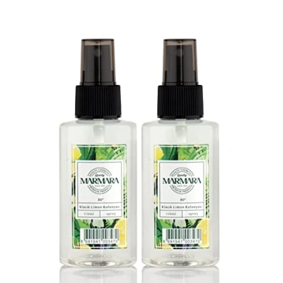 Immagine di MARMARA Kolonya Spray Limon acqua profumata turca dopobarba da barba colonica donna e uomo al Limone turco Eau de Cologne (2 x 110 ml)
