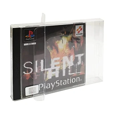 Immagine di Link e : 10 X Custodia Protettiva in Plastica per Scatola di Gioco Compatibile con la Console SONY Playstation 1 PS1