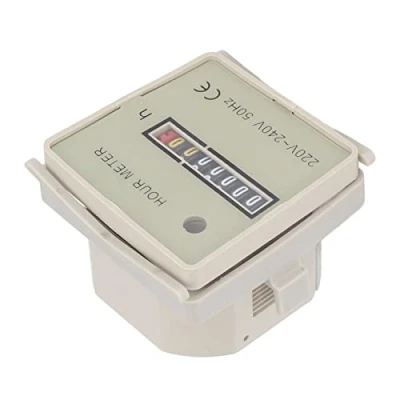 Immagine di Orologio elettronico, AC 220 240V Contaore di facile installazione ad alta precisione con fibbia fissa per sistema cronometraggio industriale
