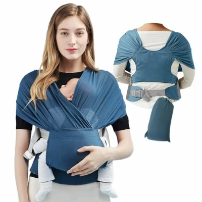 Immagine di Marsupio Wenbones Ergonomico, Confortevole e Leggero Traspirante, Facile da Indossare, Ideale per Genitori a Mani Libere Bambini 3 15 kg