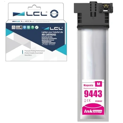 Immagine di LCL T9443 Magenta High Yield Cartuccia d&#039;inchiostro per Epson compatibile WorkForce Pro WF C5210 C5210DW C5290 C5290DW C5710 C5710DWF C5790 C5790DWF (1 Pack)