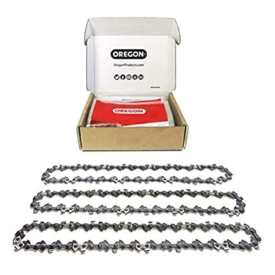 Immagine di Oregon Confezione da 3 Catene per Motosega 3/8&quot; LP 50 Maglie di Trasmissione, 1.3mm, Adatte a Barre 35 cm, Compatibili con Vari Modelli Stihl