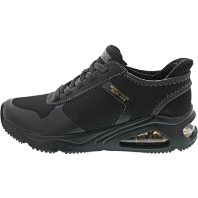 Immagine di Skechers Tres Air Uno, Scarpe da Ginnastica Donna, Nero, 39.5 EU