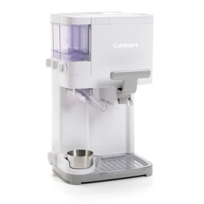 Immagine di Cuisinart Ice Cream maker Gelato, Sorbetto, Senza latticini, Frozen Yogurt Dispenser per topping Facile da usare e pulire 1.42L Fa 6 porzioni Pronto in 20 minuti ICE48U