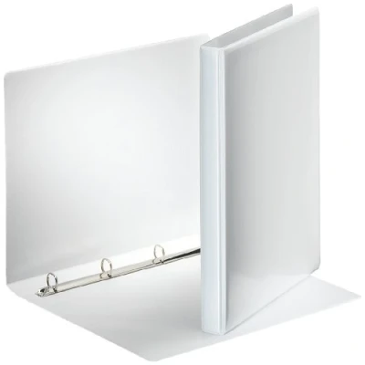 Immagine di ESSELTE ESSENTIALS panorama binder personalizzabile ad anelli 4 16 Tondo f.to 22 x 30 cm Bianco 49700