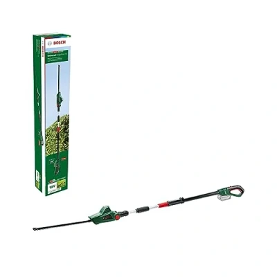 Immagine di Bosch Home and Garden UniversalHedgePole 18 a batteria Tagliasiepi con manico telescopico non inclusa nella consegna, Cinghia di trasporto V Li Ion