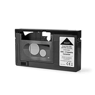 Immagine di Nedis VHS C Convertitore, Conversione Da a VHS, Collega e usa, Nero