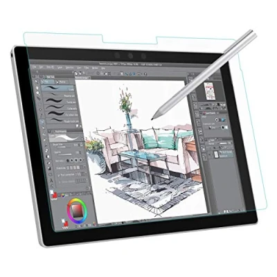 Immagine di MoKo Pellicola Protettiva per Schermo, Scrittura/Disegna/Disegna con la Penna Surface Come su Carta, Antiriflesso Tablet Microsoft PRO 7 Plus/Pro7/Pro 6/PRO 5/PRO 4/PRO LTE, Trasparente