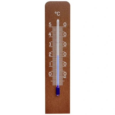 Immagine di TFA Dostmann Analoges Innenthermometer Termometro Noce