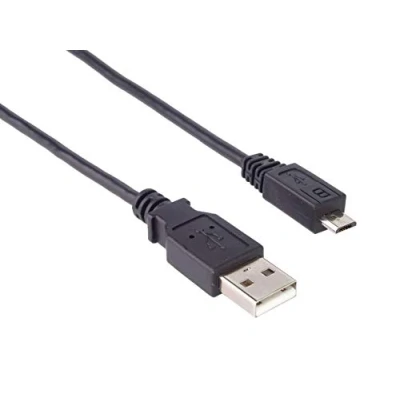 Immagine di PremiumCord Cavo di Collegamento USB Micro 5m, a Maschio B Maschio, Dati 2.0 Ad Alta velocità 480mbit/s, 5 Pin, 2X Schermato, AWG28, Colore Nero, 5m