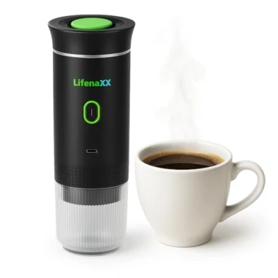 Immagine di Lifenaxx To Go LX 060 Macchina Espresso Nero