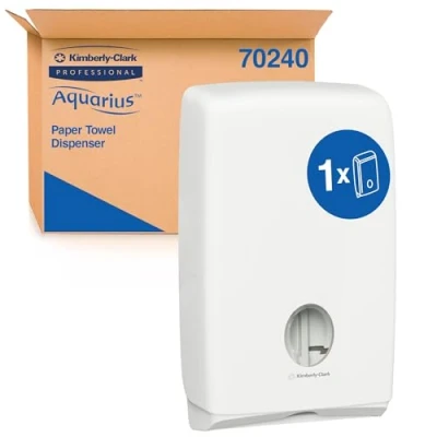 Immagine di Aquarius Dispenser di asciugamani Slimfold U7024 bianco