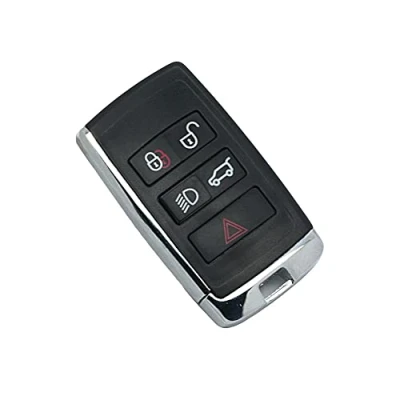 Immagine di BROVACS Guscio chiave modificato compatibile con Land Rover Range Evoque Sport Velar Jaguar 5 pulsanti Keyless Entry Smart Remote Key Case Fob SS702