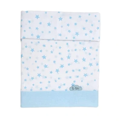 Immagine di Ti TIN Set Per Culla con Lenzuolo Angoli, Lenzuolo, Federa, 100% Cotone, di 2 Lenzuola e 1 80x50 cm