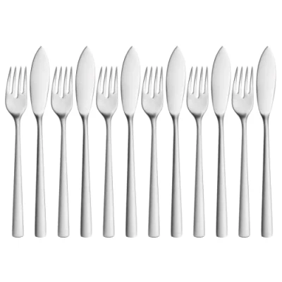 Immagine di WMF 1158356336 Set di Posate da Pesce Corvo, in Cromargan Protect, 12 pz