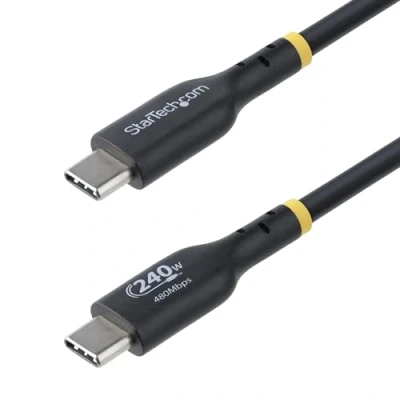 Immagine di StarTech.com cavo di Ricarica USB C da 1m, tipo certificato IF, 240W PD EPR, traferimento dati 2.0