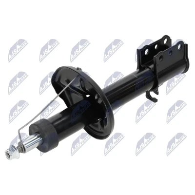 Immagine di NTY A MZ 036 Ammortizzatore Assale posteriore Sx pressione del gas doppio tubo tipo McPherson Spina superiore, Collare inferiore
