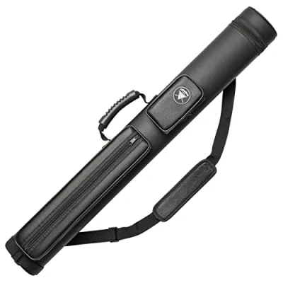 Immagine di Adhafera custodia per stecca da biliardo, rigida realizzata in ecopelle accessori stecche biliardo