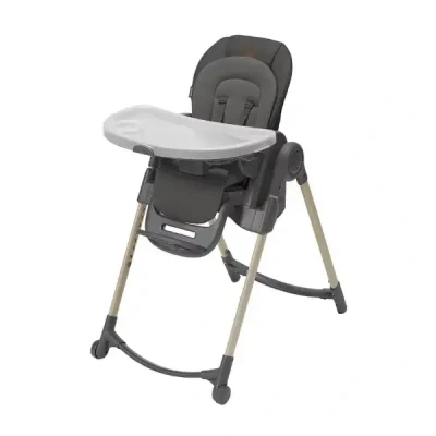 Immagine di Maxi Cosi Minla Seggiolone pappa Evolutivo 6 in 1, 0 14 Anni, fino a 60 kg, Bimbi Reclinabile e Regolabile Altezza, 4 Posizioni Vassoio, Poggiapiedi Regolabile, Beyond Graphite