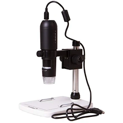 Immagine di Microscopio Digitale Levenhuk DTX TV con Fotocamera da 3 Mpx e Software, Compatibile Windows, Linux Mac OS