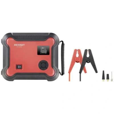 Immagine di VOLTCRAFT Cavi batteria per avviamento demergenza VC CJS72 15820465 Corrente davviamento ausiliaria (12 V)=600 A 2 x Uscita 12V, presa USB, Stazione di