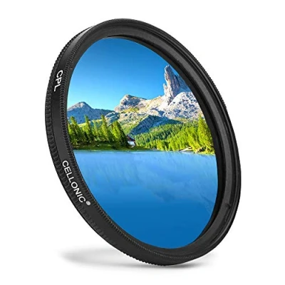 Immagine di CELLONIC® Filtro CPL per obiettivi Nikon (Ø 52mm) Polarizer, Diametro 52mm polarizzatore Circolare, schermare Luce Laterale parassitaria, polarizing Filter