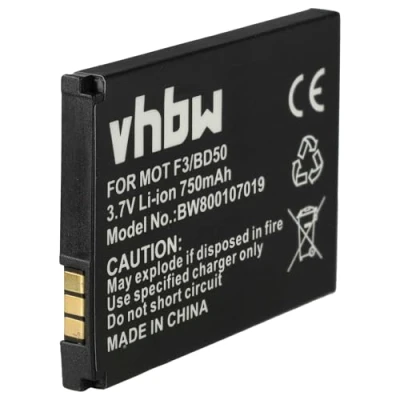 Immagine di vhbw batteria compatibile con AVM Fritz!Fon C4, C5, EM25, EM325, M2, M325, MT F telefono fisso cordless (750mAh, 3,7V, Li Ion)
