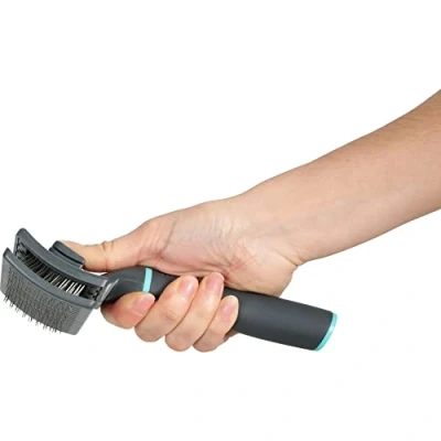 Immagine di ZOLUX Brosse Slicker Retractable Taglia S 7.5 x 5.2 18.5 cm Gamma ANAH per Cani ZO 470806