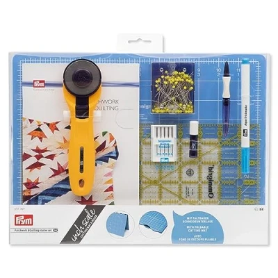 Immagine di Prym Set per Patchwork e trapuntatura (Scala in Pollici), Blu, GB