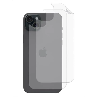 Immagine di GIOPUEY Pellicola Protettiva Retro per iPhone 16, Consistenza Opaca Anti Impronta TPU Sottile Materiali di Alta qualità 16 Translucent 2 Pezzi