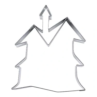 Immagine di Stampini per Biscotti a Forma di goffratura Haunted Castle, Argento