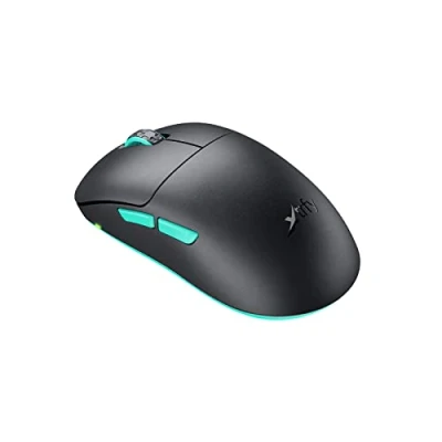 Immagine di Xtrfy M8 Wireless, Mouse da Gioco Ultraleggero Senza Fili, Ottimizzato per Gaming Competitivo, Wireless 2,4 GHz, Parte Anteriore Ultra Ribassata una Maggiore Precisione, Ricaricabile, Nero