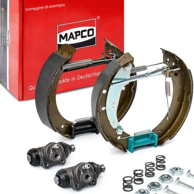 Immagine di MAPCO 9729 Kit freno, freno a tamburo Assale posteriore con accessori, cilindretto OPEL: Astra F Caravan, Corsa С Van, C Hatchback