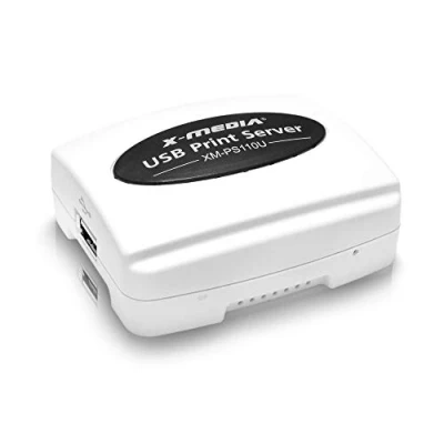 Immagine di X Media XM PS110U Server di stampa USB a 1 porta 10/100 Mbps, con 2.0