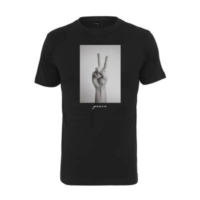 Immagine di Mister Tee Peace SIGN Tshirt con stampa, Uomo, Taglia: Small, Black