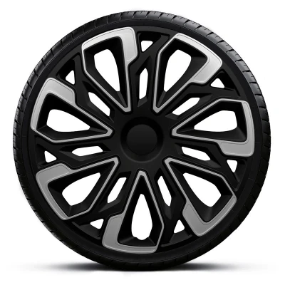 Immagine di AutoStyle PP 5446SB Copricerchi 16Inch nero/argento