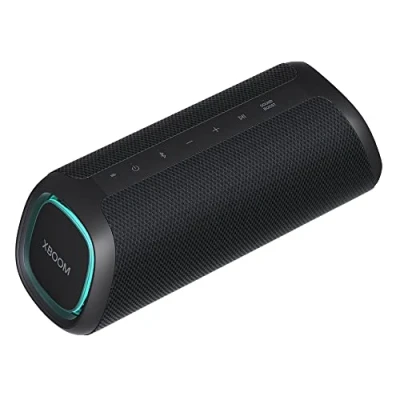 Immagine di LG XBOOM Go XG7QBK Altoparlante senza fili, Bluetooth, 40 W, suono boost, impermeabile IP67, autonomia 24 ore, colore luci LED variabile, ampia connettività, antracite