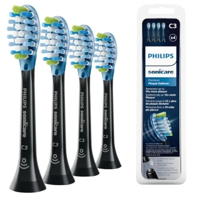 Immagine di Philips Sonicare HX9044/33 C3 Premium Plaque Defence X4 Testine di ricambio, Taglia: One Size, Schwarz