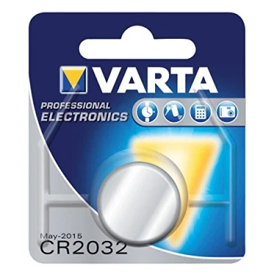 Immagine di Varta CR2032 Batteria Litio a Bottone, Piatta, Specialistica, 3 Volts, Diametro 20mm, Altezza 3,2mm, confezione 1 pila