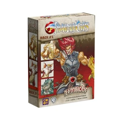 Immagine di CMON Asmodee Thundercats Pack 1 Espansione Gioco da Tavolo Zombicide Green Horde e Black Plague, Miniature, Edizione Multilingua con Italiano