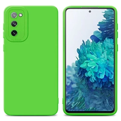 Immagine di Cadorabo Custodia compatibile con Samsung Galaxy S20 FE in FLUID VERDE Coperchio protettivo silicone TPU flessibile